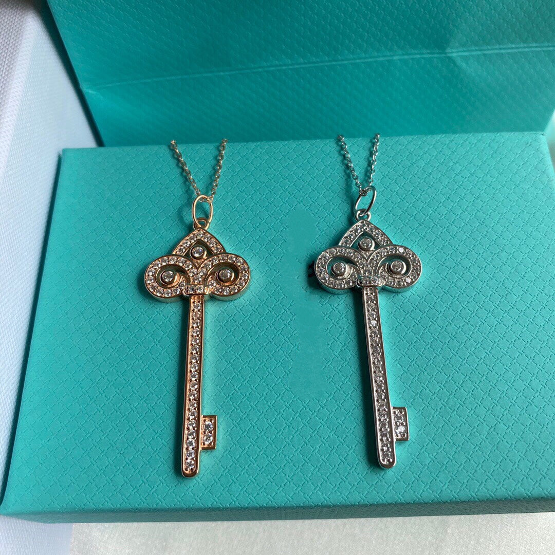 TIFFANY KEY NECKLACE DIAMOND