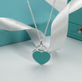 TIFFANY HEART PEDANT SILVER NECKLACE