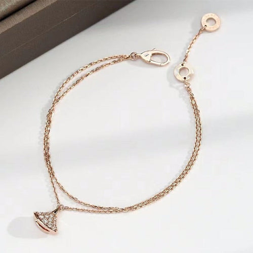 BVLGARI DREAM BRACELET PINK GOLD DIAMOND