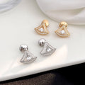 BVLGARI DREAM MINI DIAMOND STUD EARRINGS
