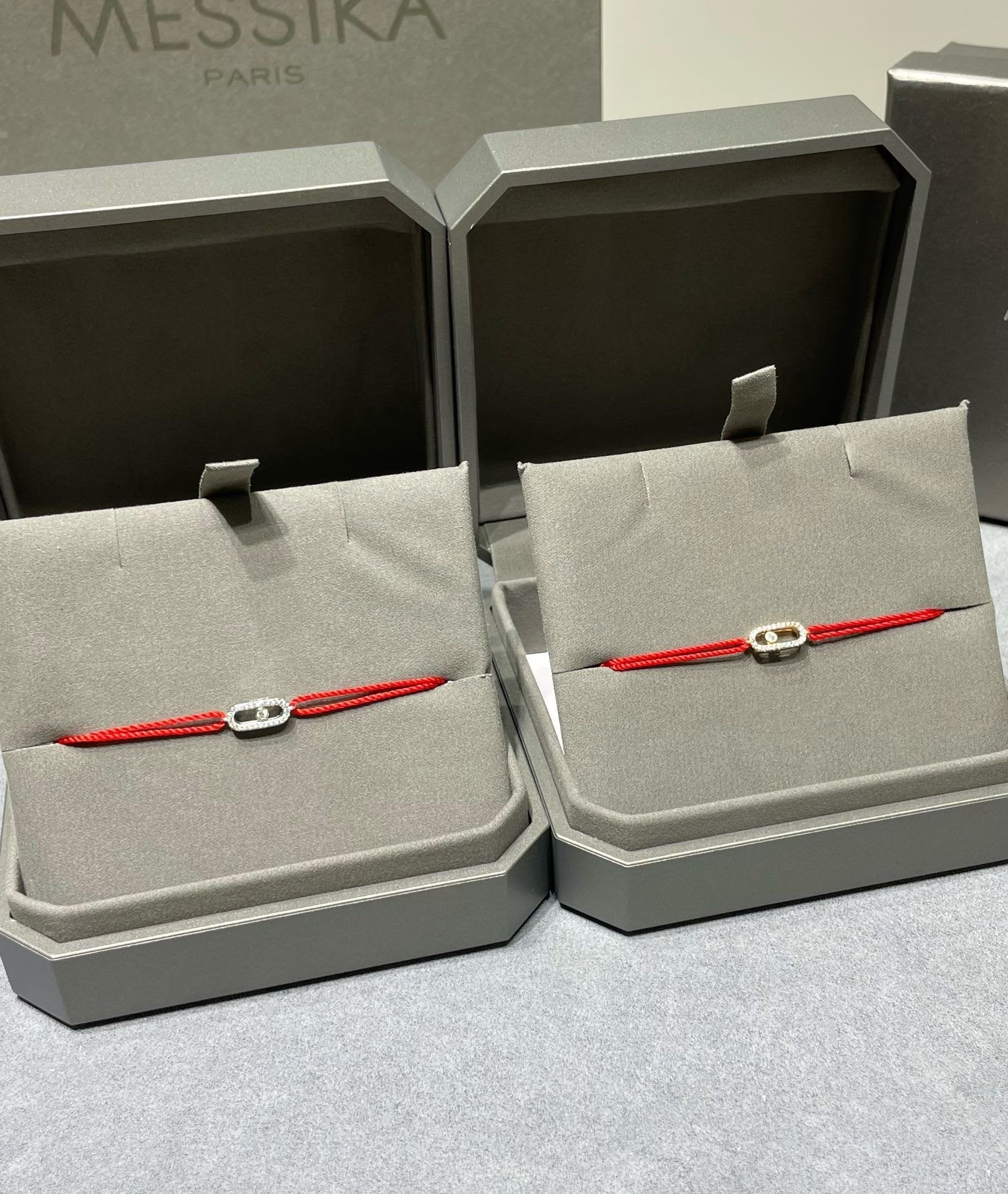 MESSIKA MOVE UNO DIAMOND CHARM RED CORDIERI