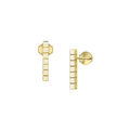 CHOPARD ICE CUBE GOLD EARRINGS