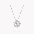 GRAFF THREADS SILVER DIAMOND NECKLACE