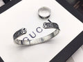 GUCCI GG BRACELET DOUBLE G SILVER