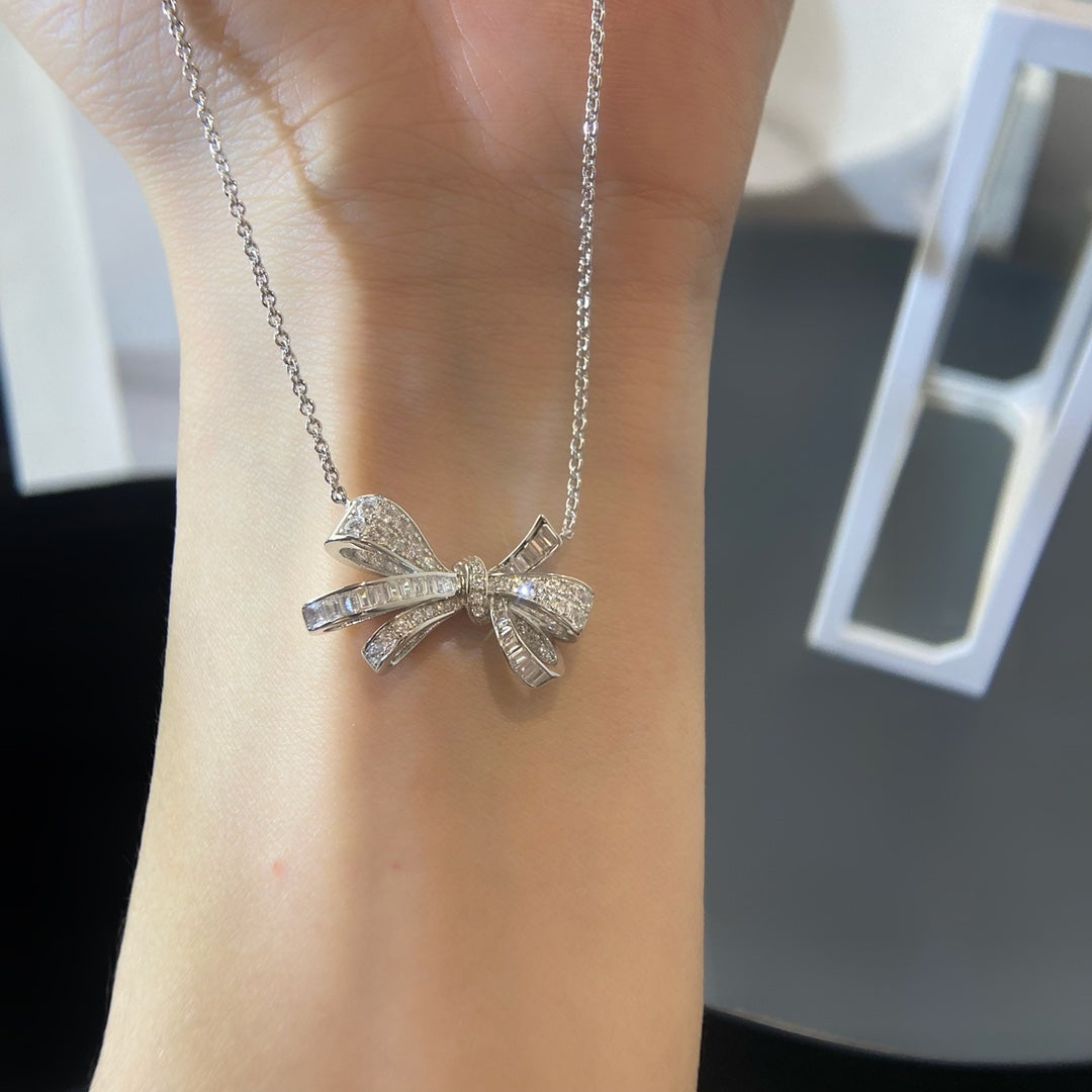 GRAFF TILDA BOX CLASSIC SILVER DIAMOND NECKLACE