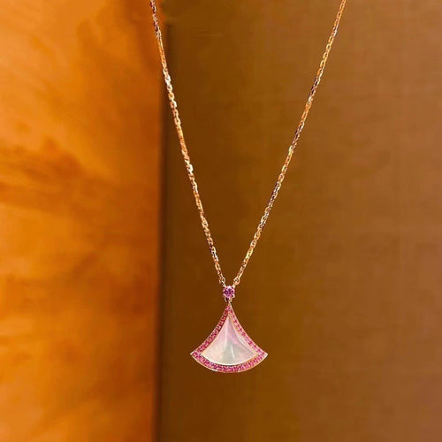 BVLGARI DREAM NECKLACE MOP DIAMOND PINK