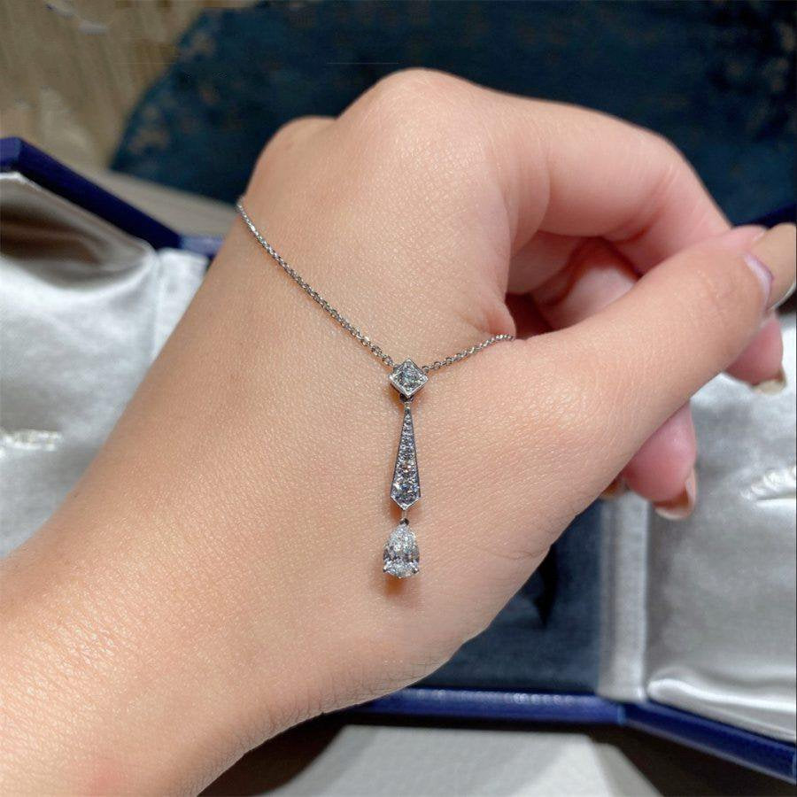 CHAUMET JOSEPHINE SILVER DIAMOND NECKLACE