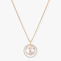 MESSIKA LUCKY MOVE MM NACRE BLANCHE DIAMOND NECKLACE