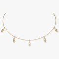 MESSIKA CHOKER MOVE UNO PAMPILLE PAVED GOLD DIAMOND NECKLACE